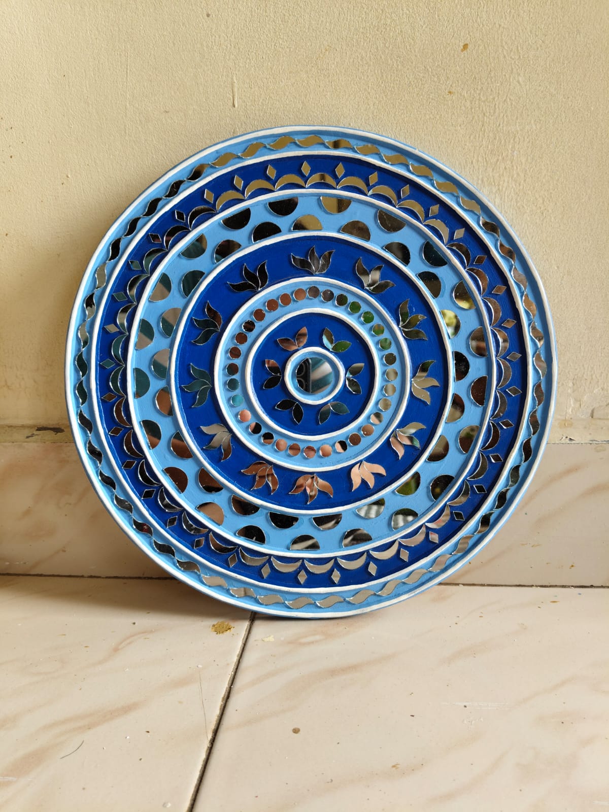 Floral Encast Platter