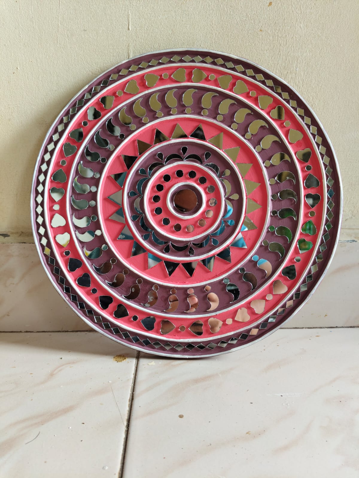 Floral Encast Platter